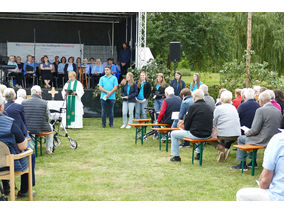 Ökumenischer Gottesdienst zum 100jährigen Jubiläum der Stadtkapelle Naumburg (© Karl-Franz Thiede)
